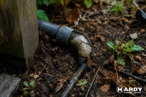 Cracked Outdoor Plumbing Lines