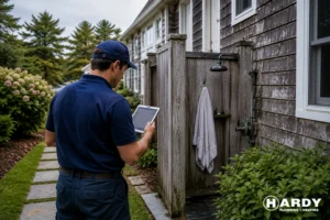 Why Outdoor Shower Plumbing Problems Are Common in North Fork Homes